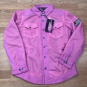 Beyond Riders Women's Protective Summer Mesh Shirt, Pink Size M-L  With Pads NEW